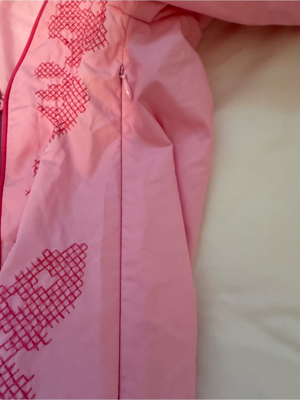 Hyacinth House Light Pink Embroidery Arem Caftan Dress - Picture 11 of 13